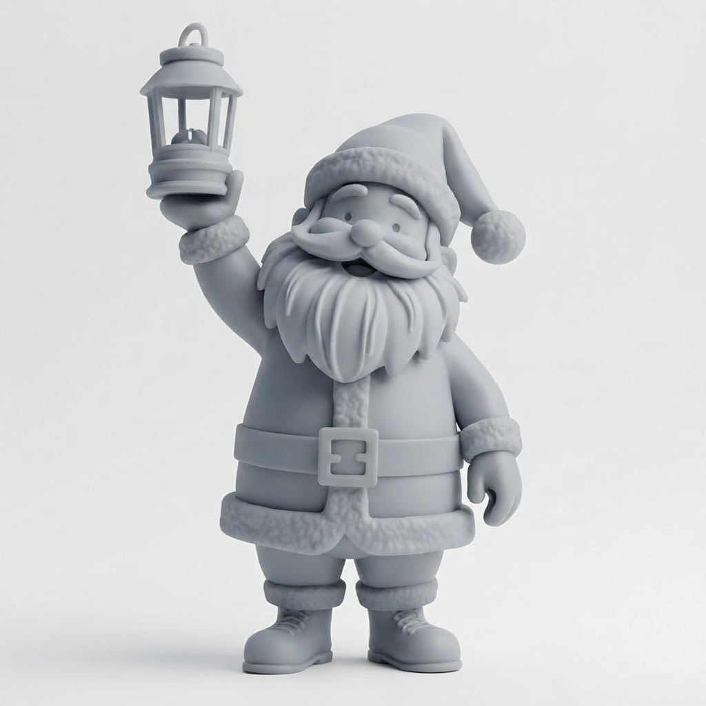 Santa Claus Figurine free 3D printable STL