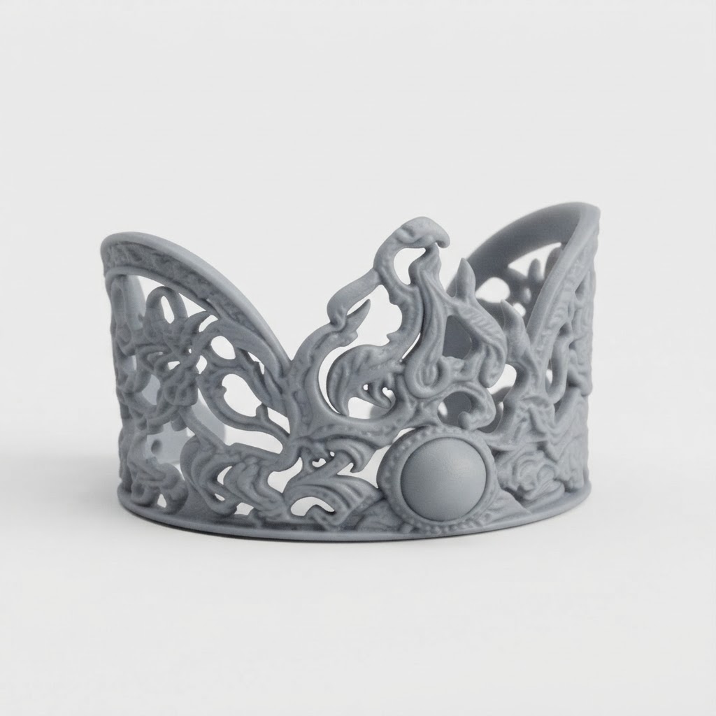 Ornate Hair Crown free 3D printable STL