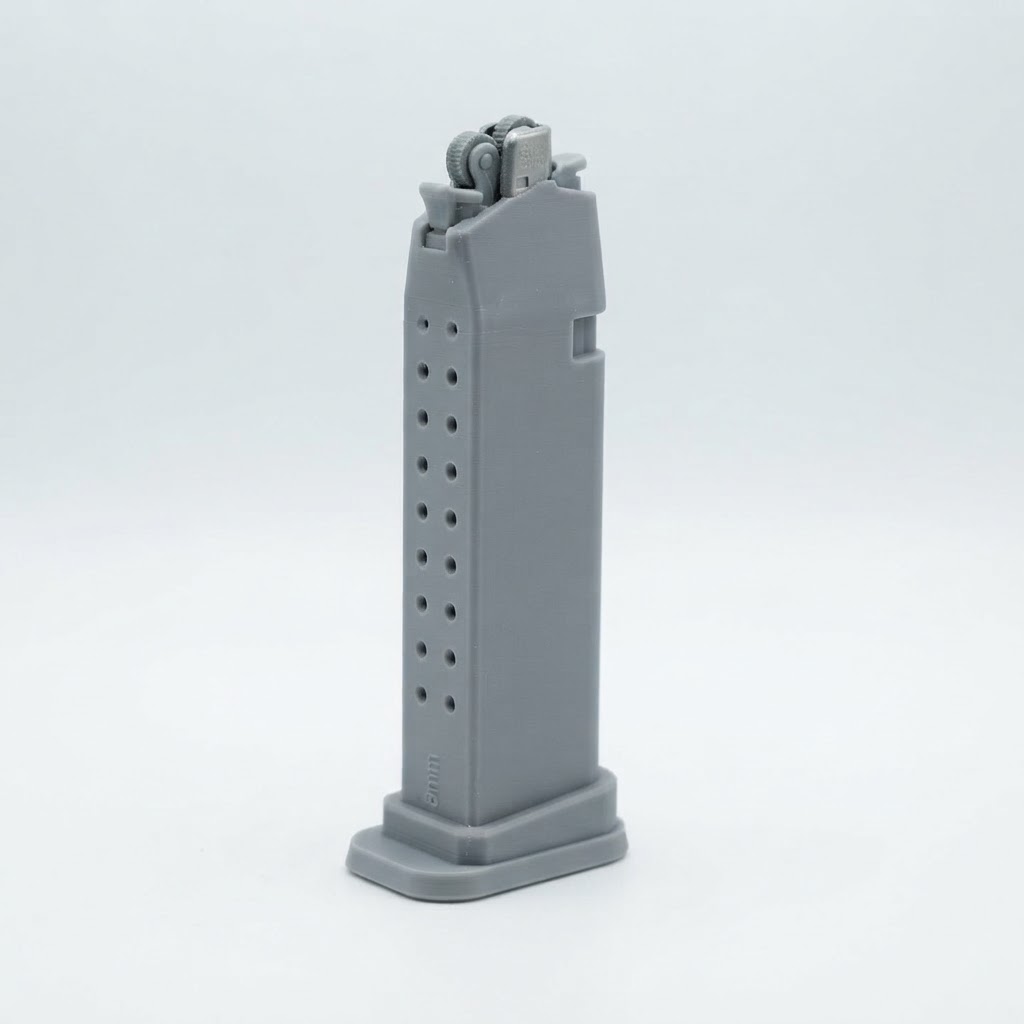 9mm Pistol Magazine Model free 3D printable STL