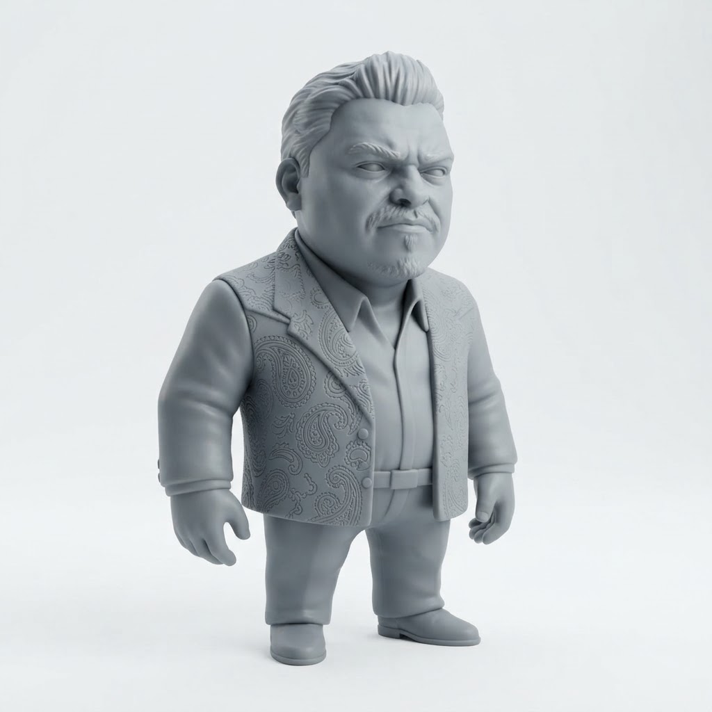 Stylised Male Figurine free 3D printable STL