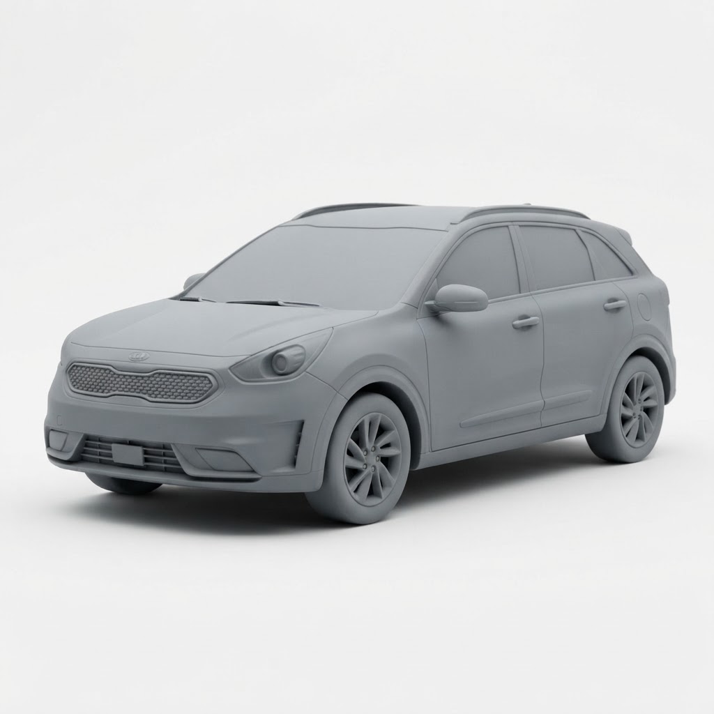 Kia Niro Model Car free 3D printable STL