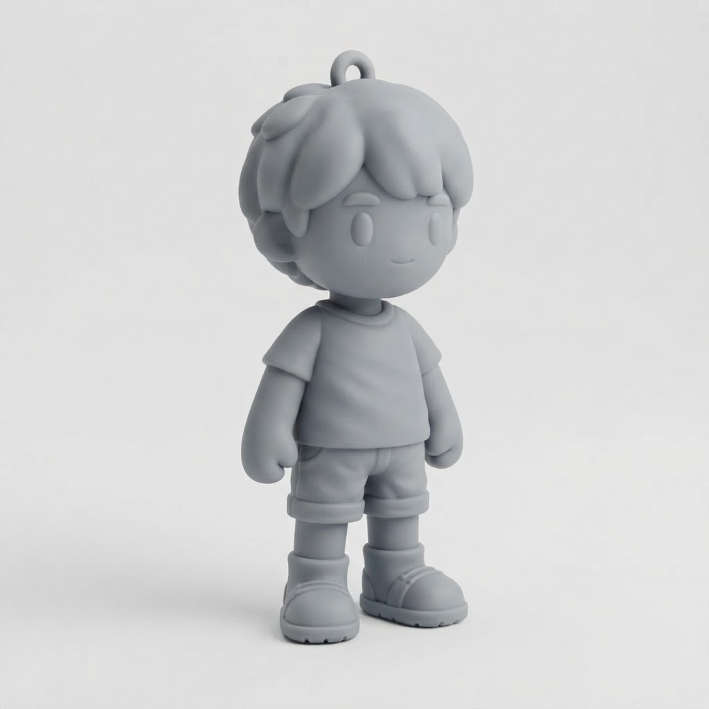 Stylised Boy Figurine free 3D printable STL