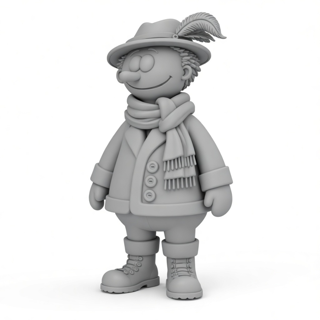 Jim Knopf Figurine free 3D printable STL