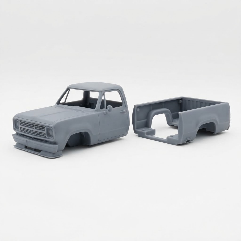 Classic Pickup Truck Model free 3D printable STL