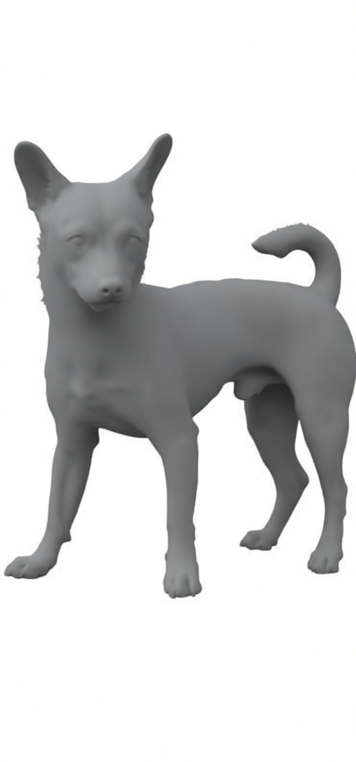 Miniature Rat Terrier Figurine free 3D printable STL
