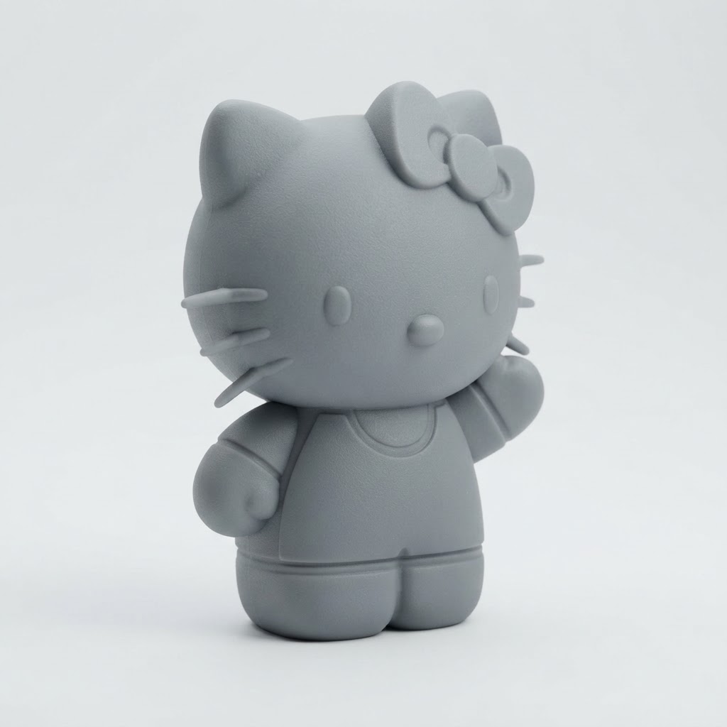 Hello Kitty Figurine free 3D printable STL