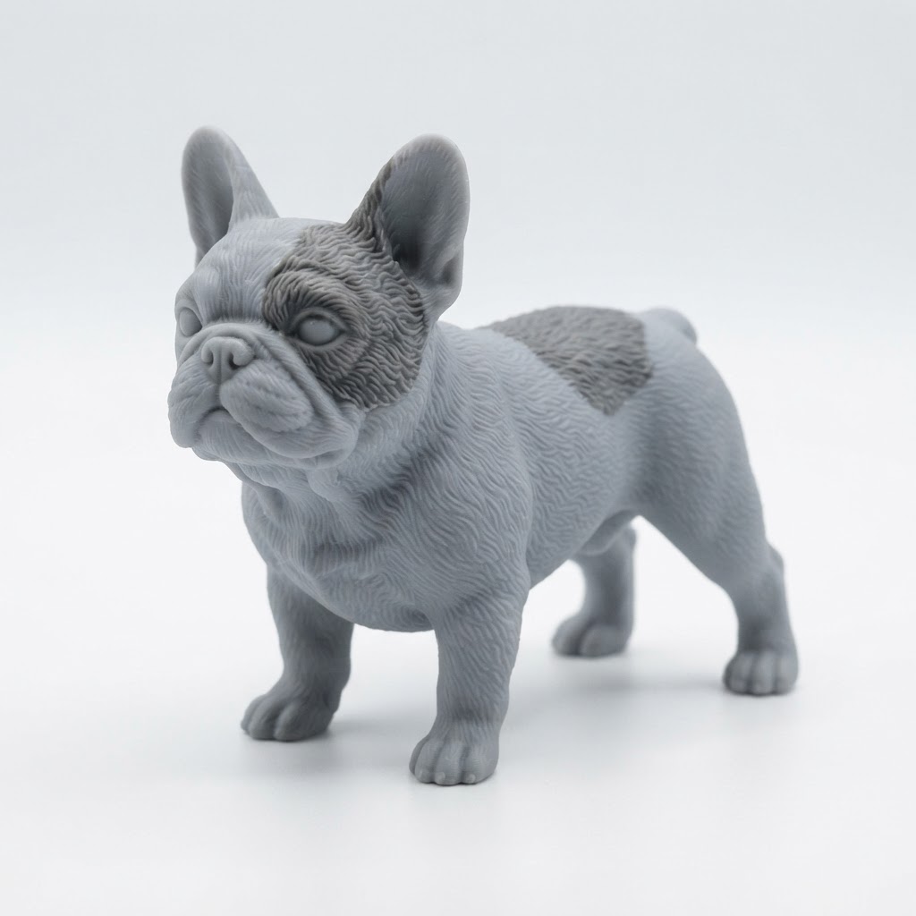 French Bulldog Desk Figurine free 3D printable STL