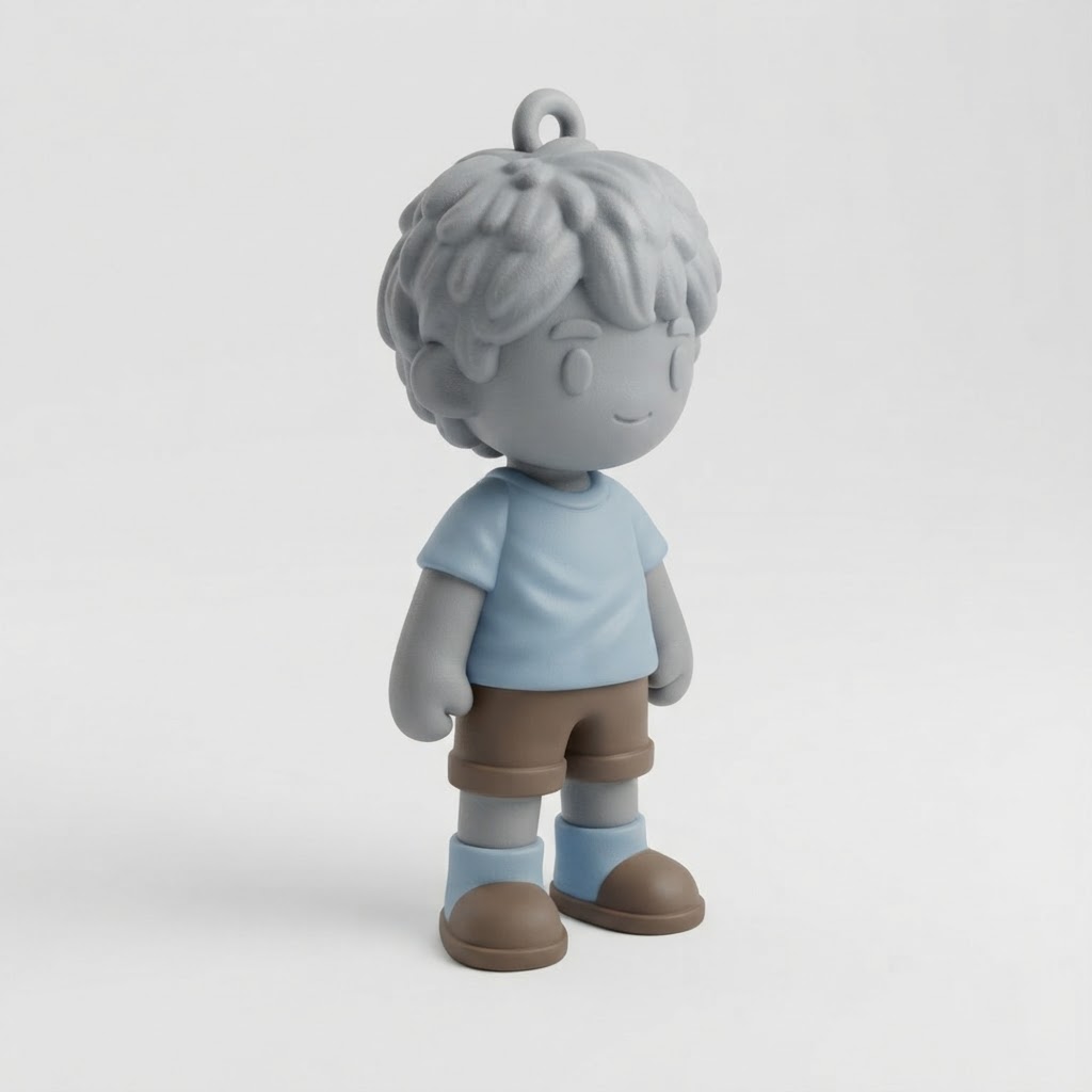 Stylized Boy Figurine free 3D printable STL