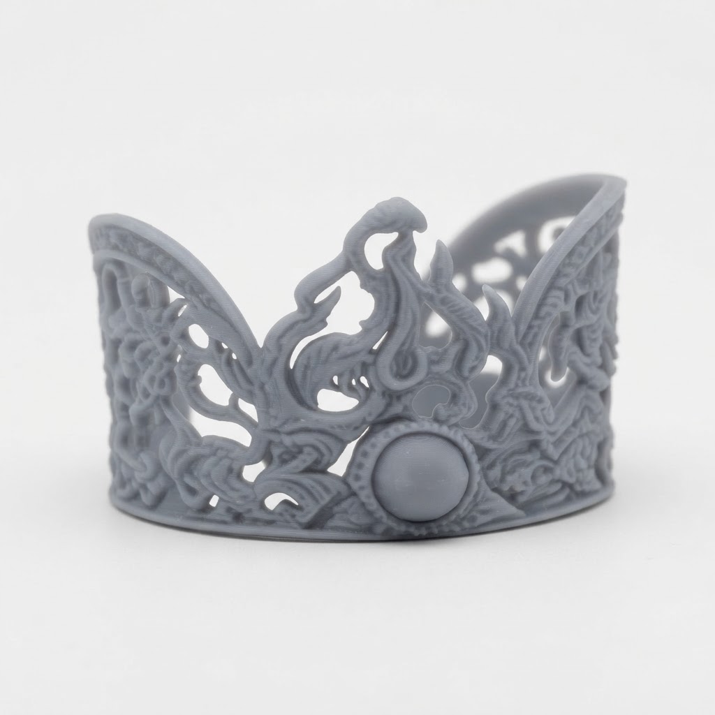 Ornate Hair Crown free 3D printable STL
