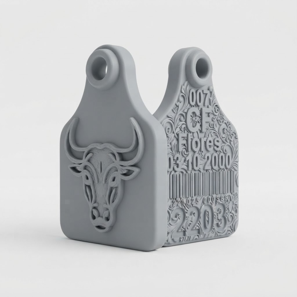 Bull Head Keychain free 3D printable STL