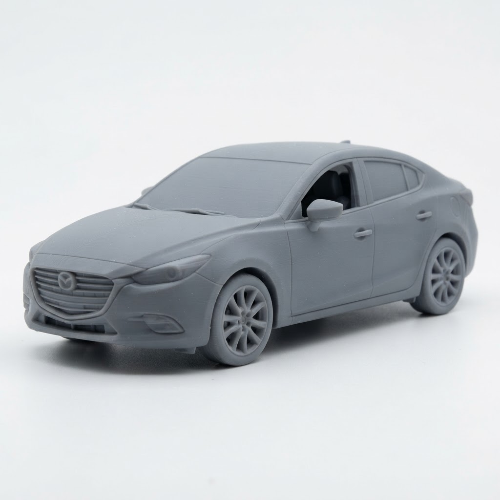 2018 Mazda3 Sedan Model free 3D printable STL