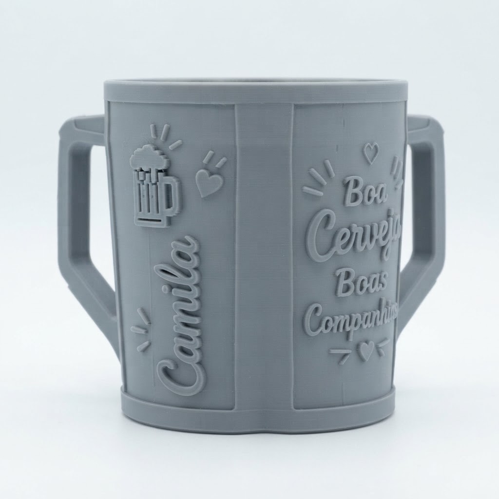 Personalized Beer Mug Cover free 3D printable STL