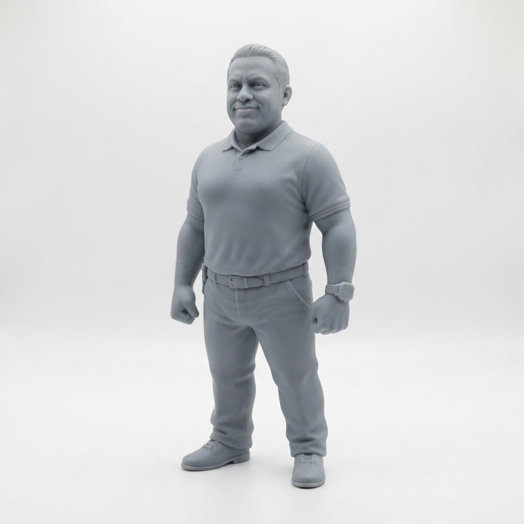 Stylized Male Character Figurine free 3D printable STL