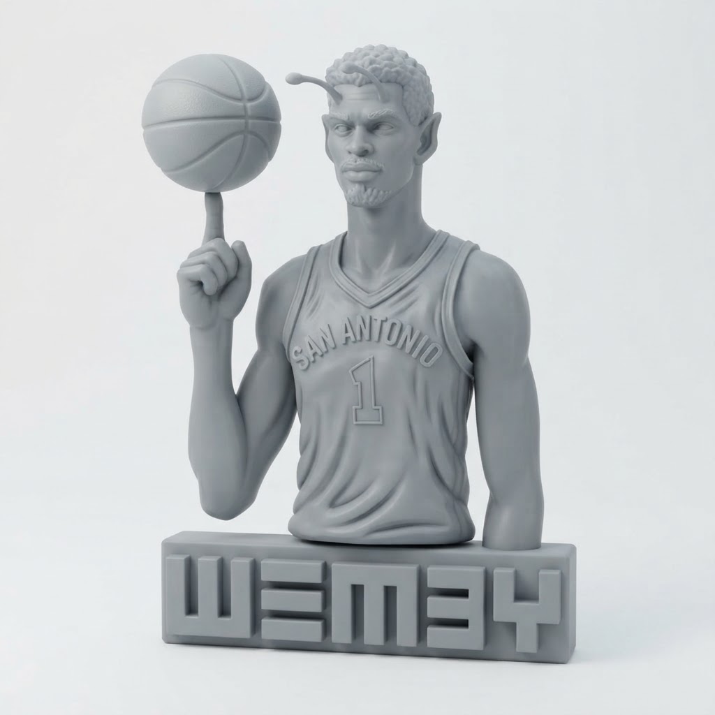 WeMe3Y Basketball Figurine free 3D printable STL