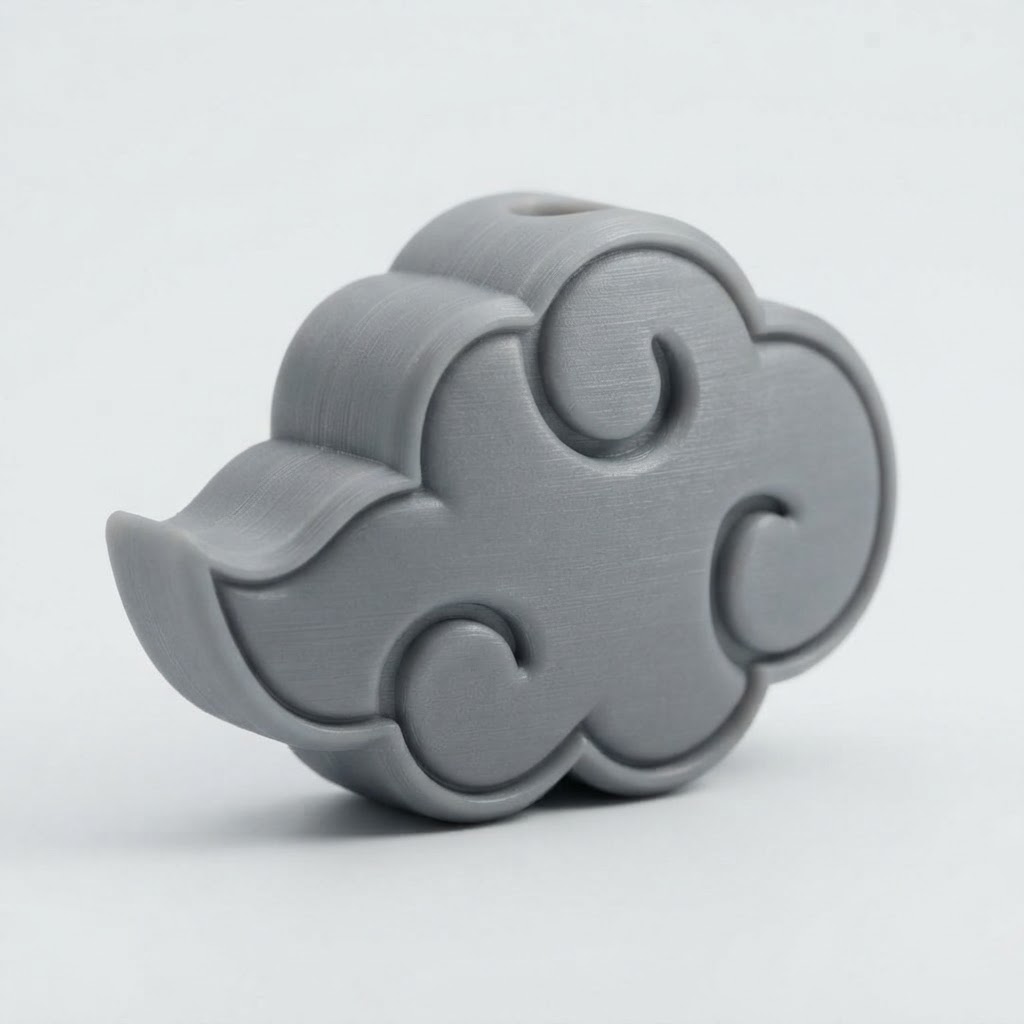 Akatsuki Cloud Hair Bead free 3D printable STL