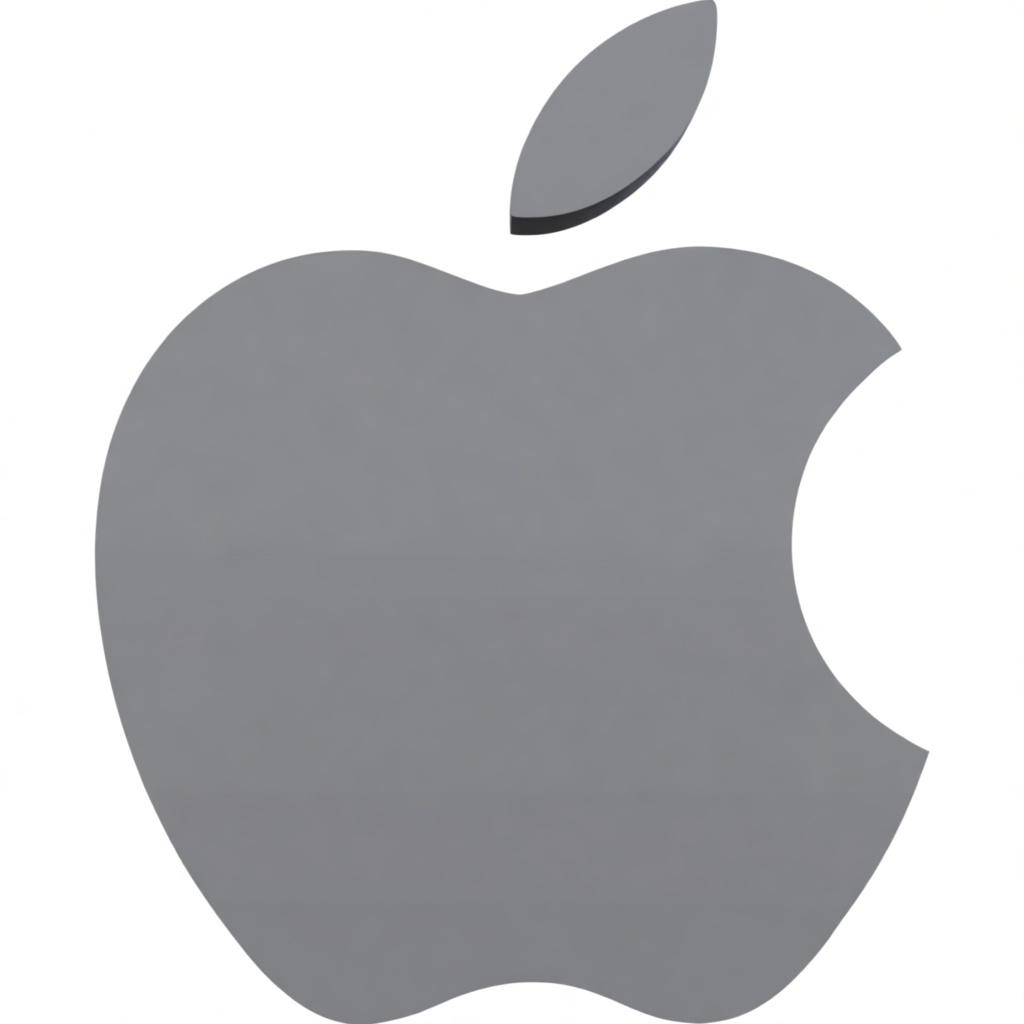 Apple Logo 2D Print free 3D printable STL