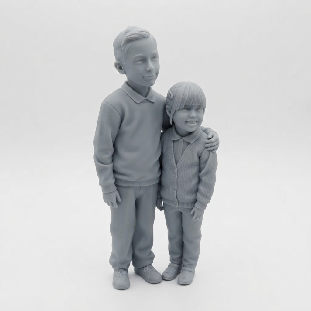 Sibling Animated Figurines free 3D printable STL