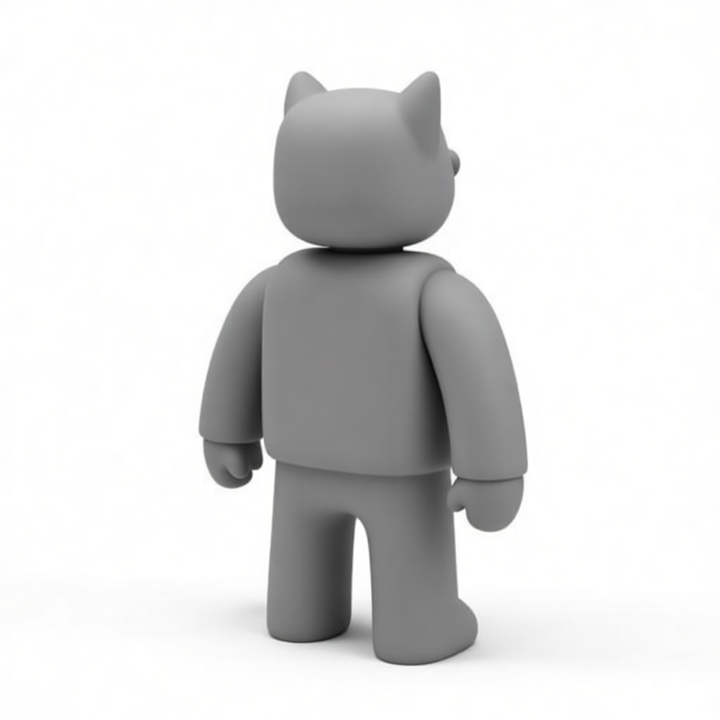 Custom Human Cat Figurine free 3D printable STL