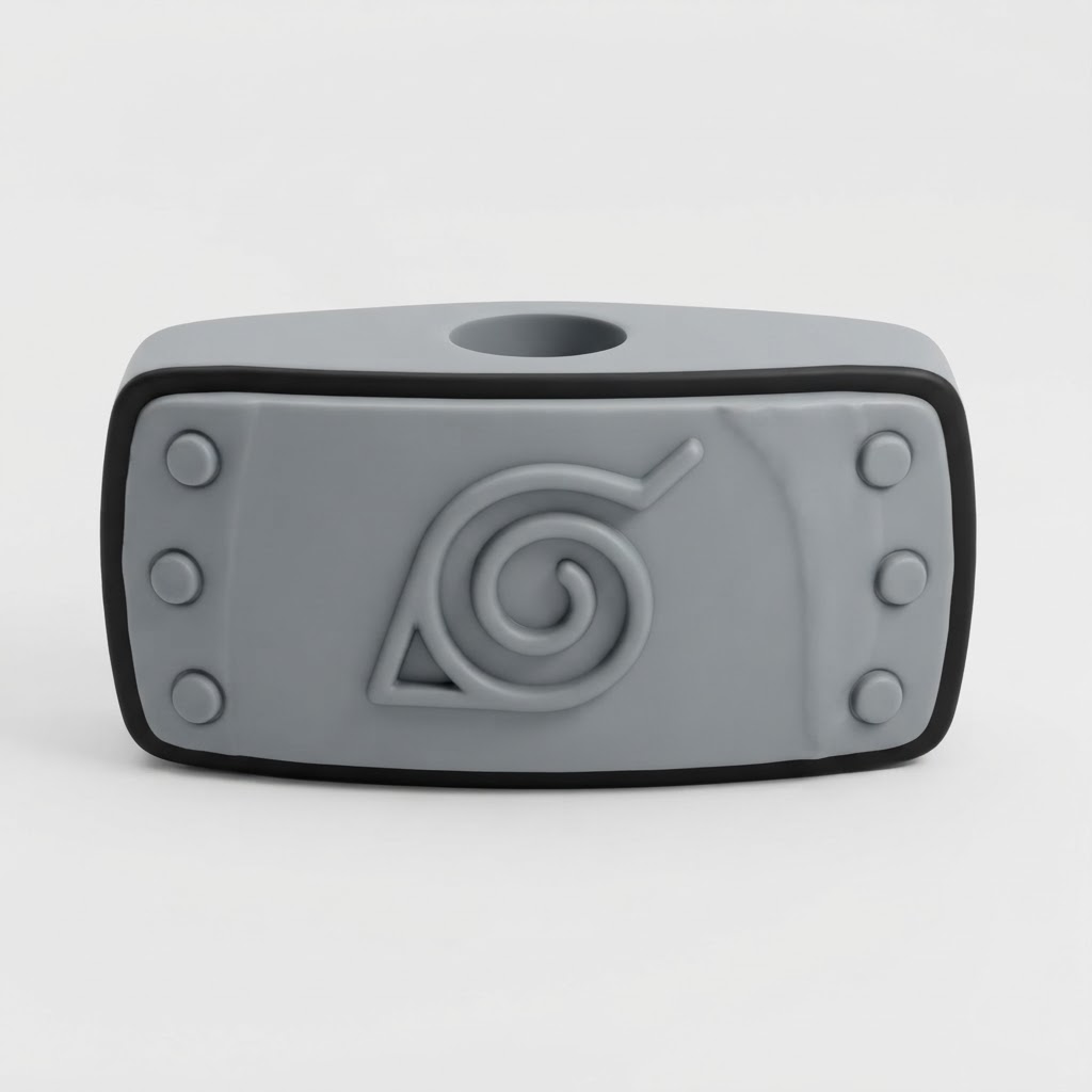 Naruto Leaf Village Hair Bead free 3D printable STL