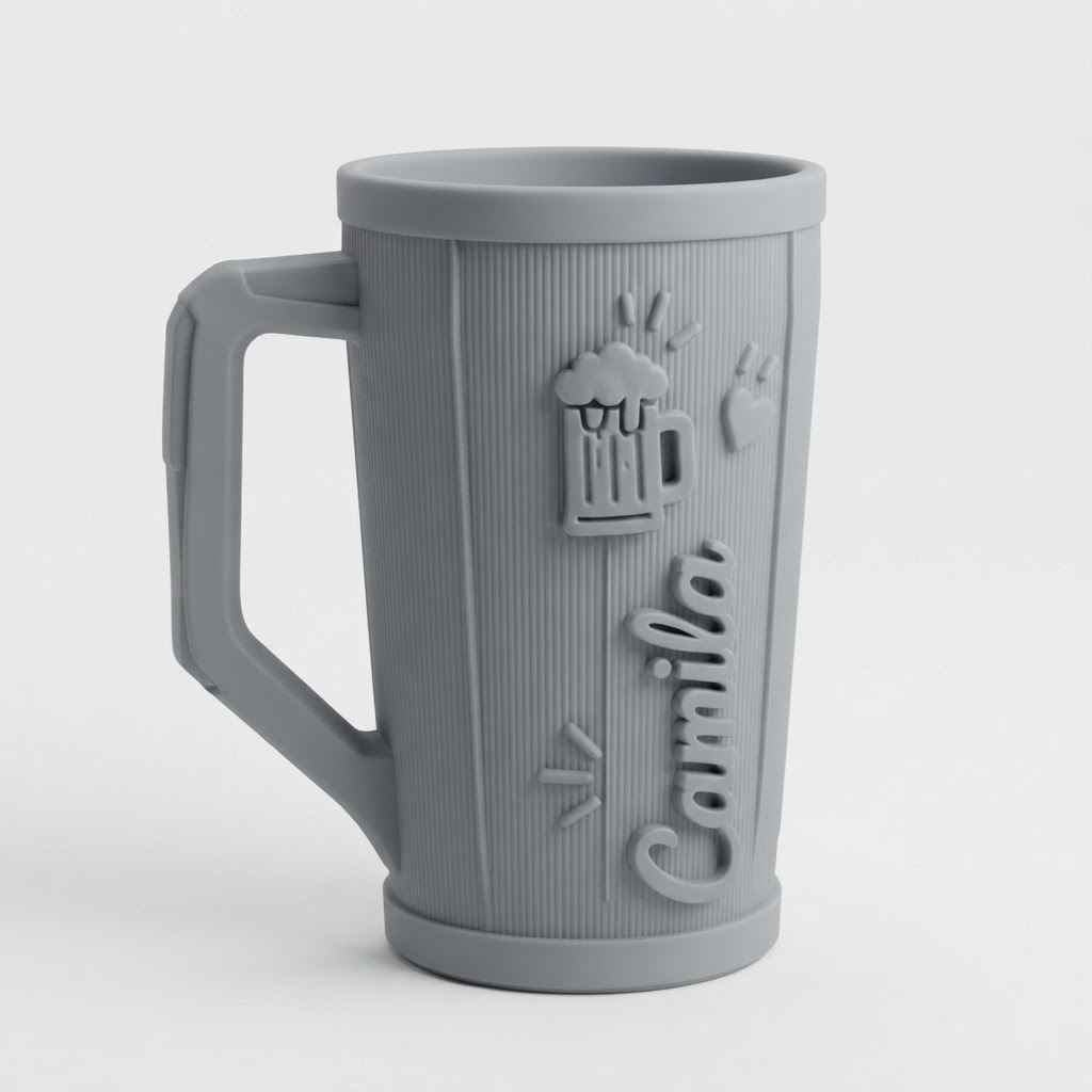 Camila Beer Mug Cover free 3D printable STL