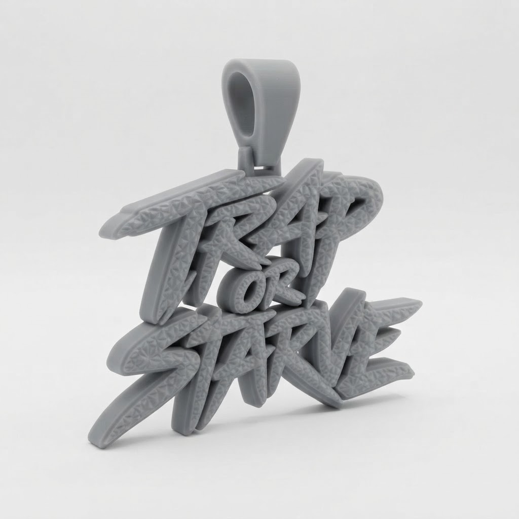 Trap or Stake Pendant free 3D printable STL