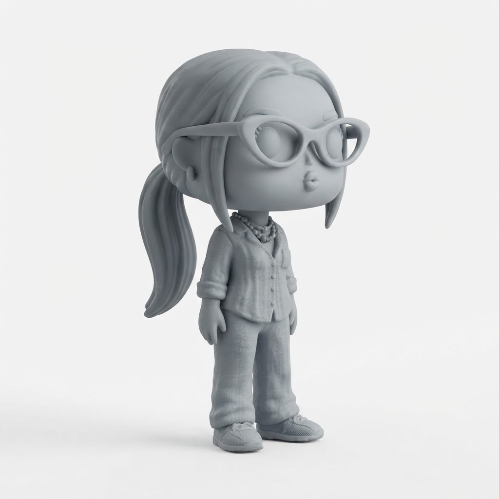 Stylised Woman Figurine free 3D printable STL