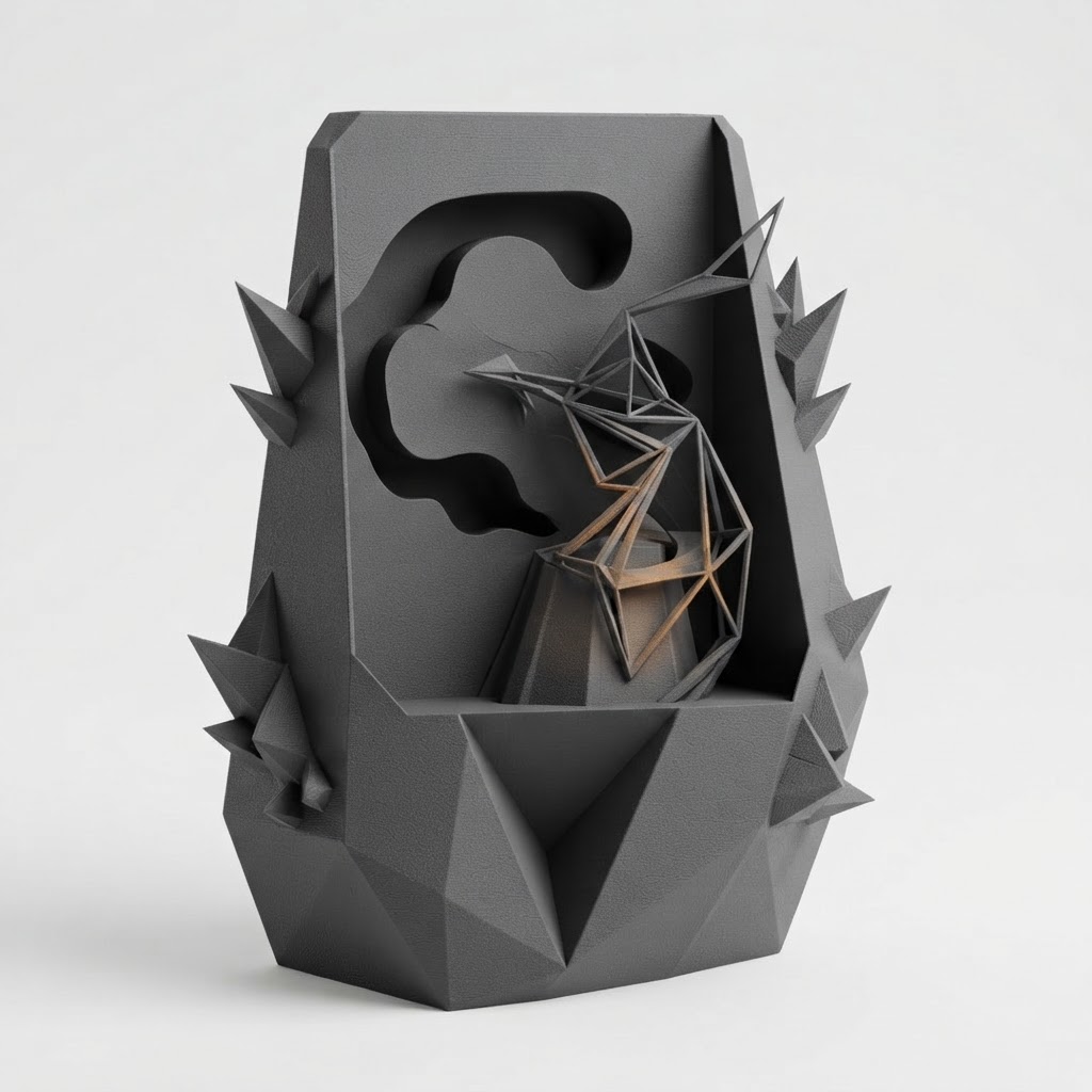 Dragon Element Prism Figurine free 3D printable STL