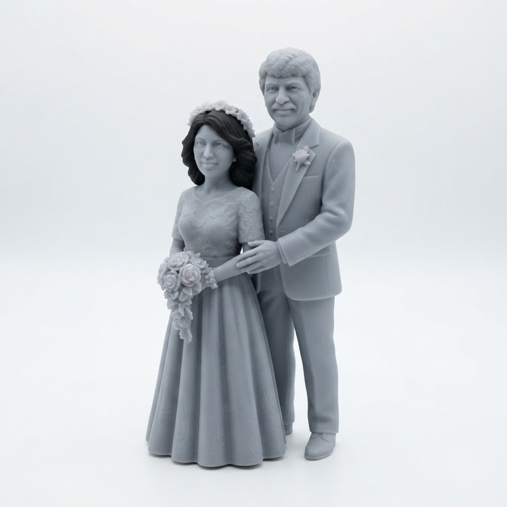 Wedding Couple Figurine free 3D printable STL