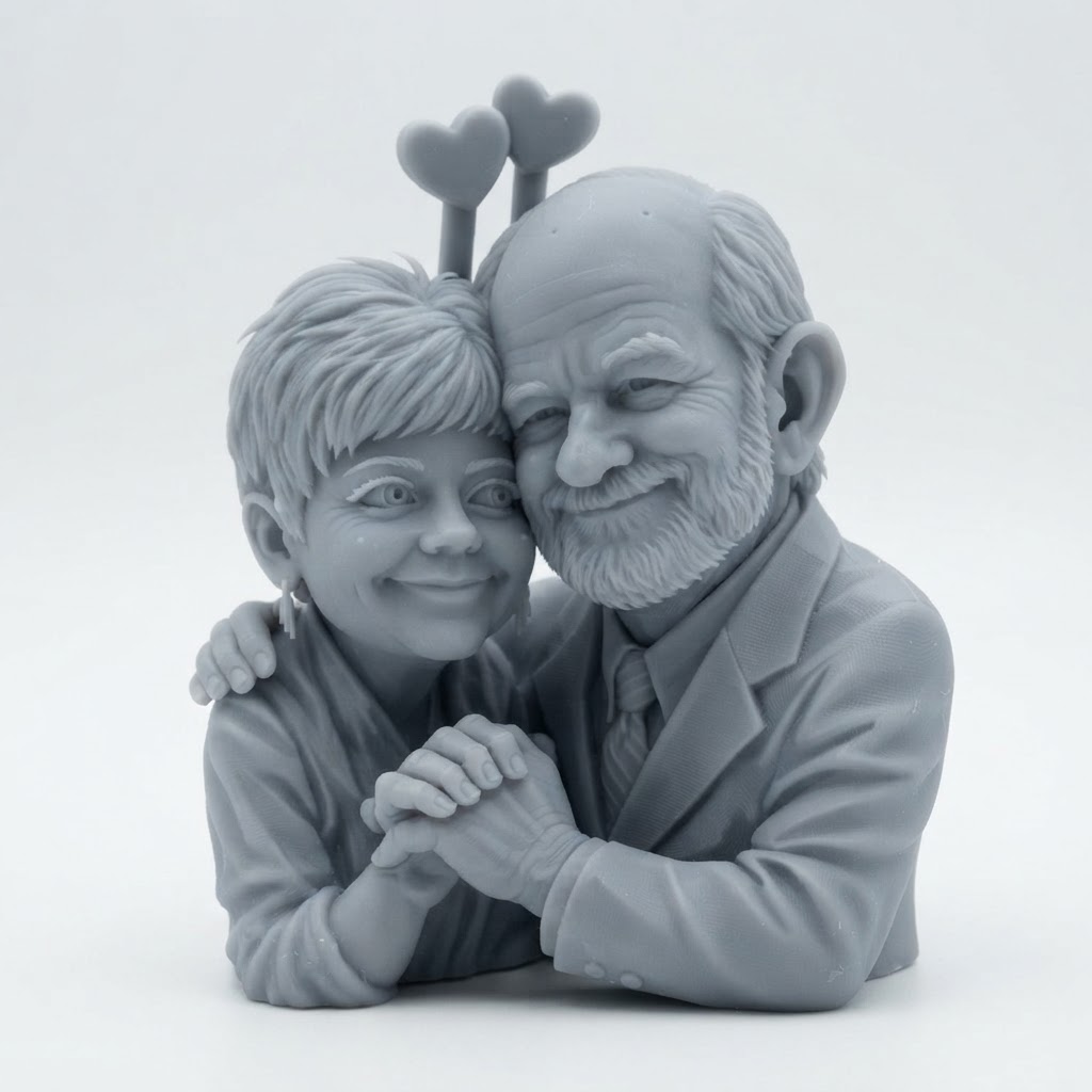 Couple Love Figurine free 3D printable STL