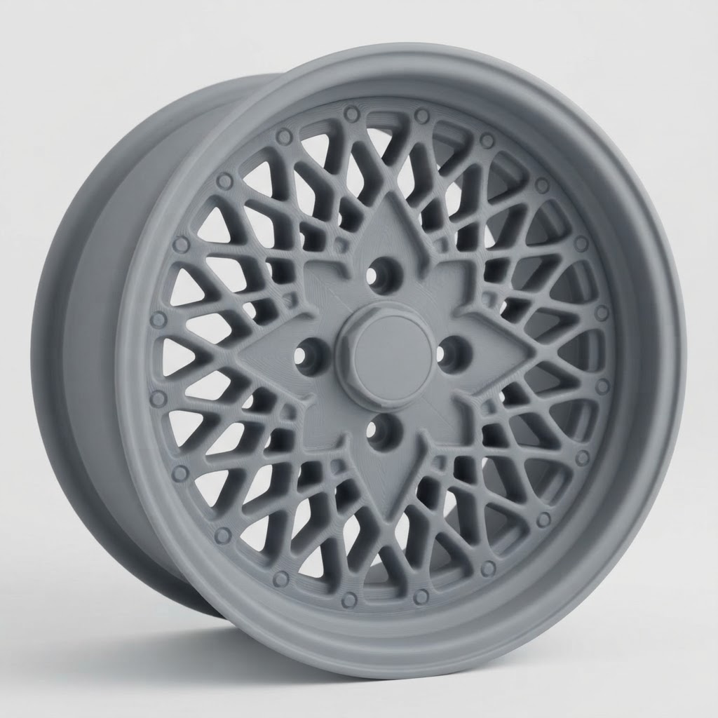 BBS RS Felgenstern Wheel Model free 3D printable STL