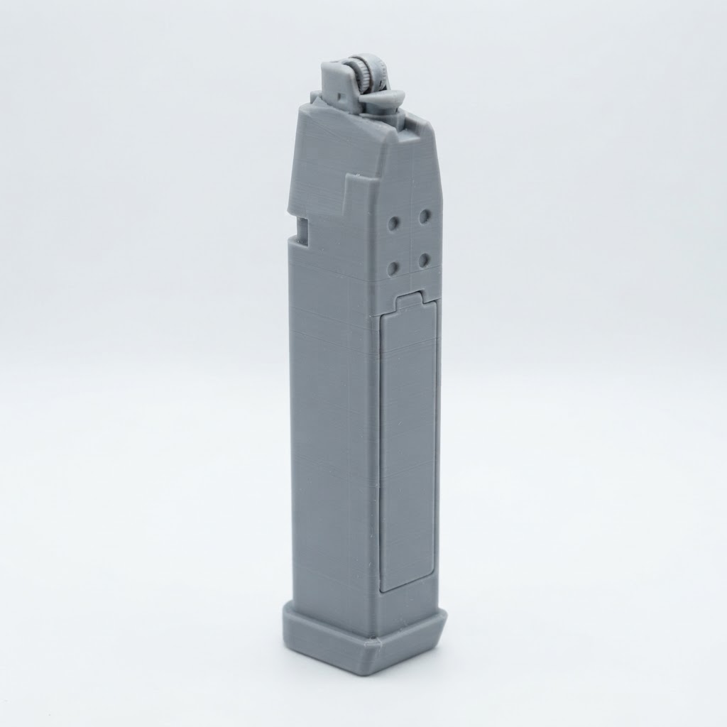 Extended Gun Magazine Lighter free 3D printable STL