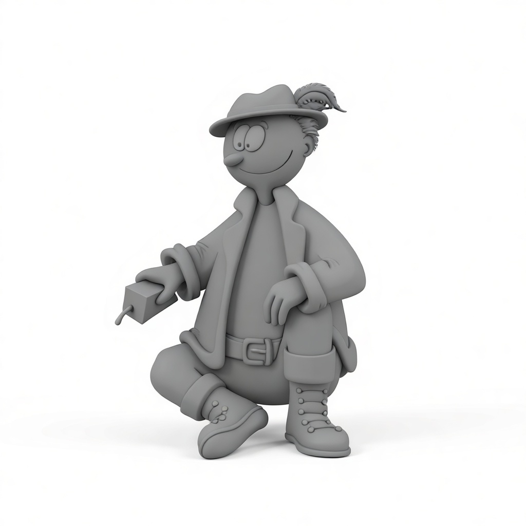 Fix und Foxi Figurine free 3D printable STL