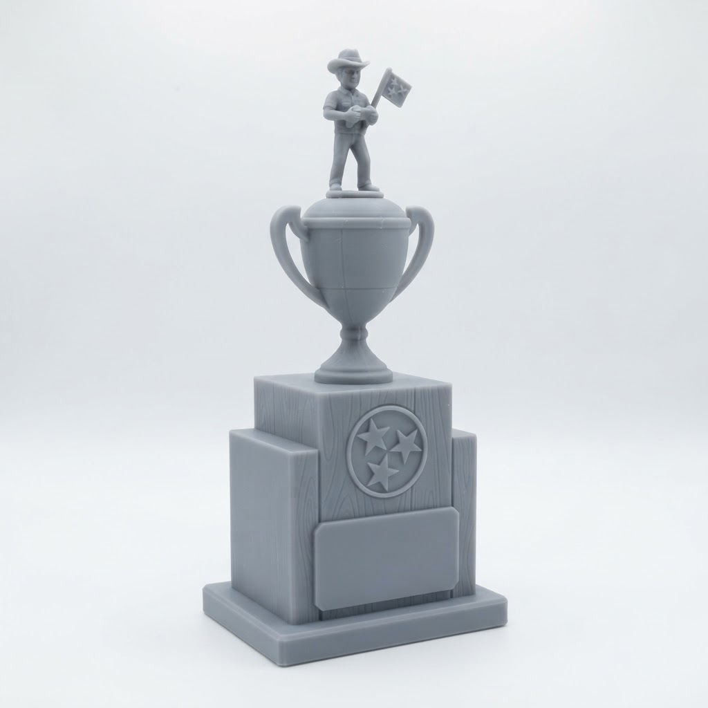 Rusty Tappan Memorial Cup Trophy free 3D printable STL