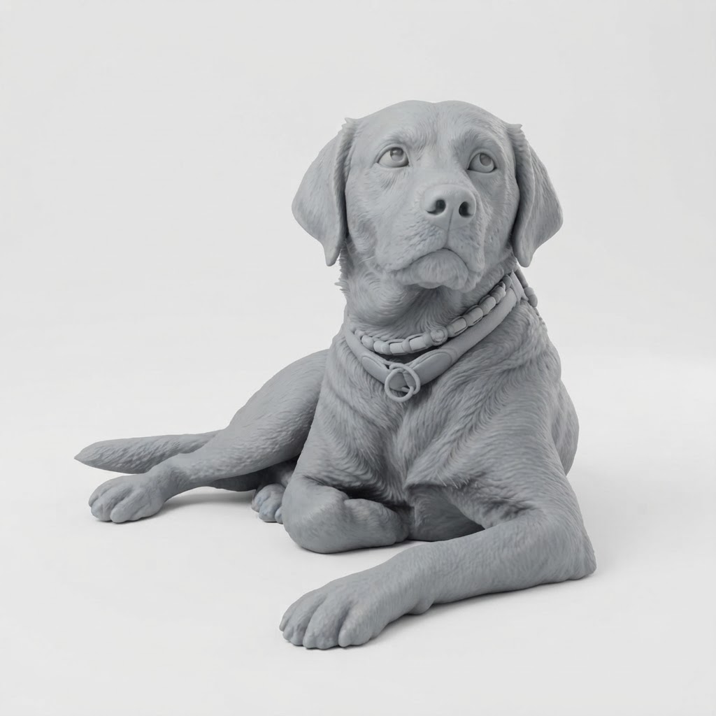 Labrador Retriever Figurine free 3D printable STL