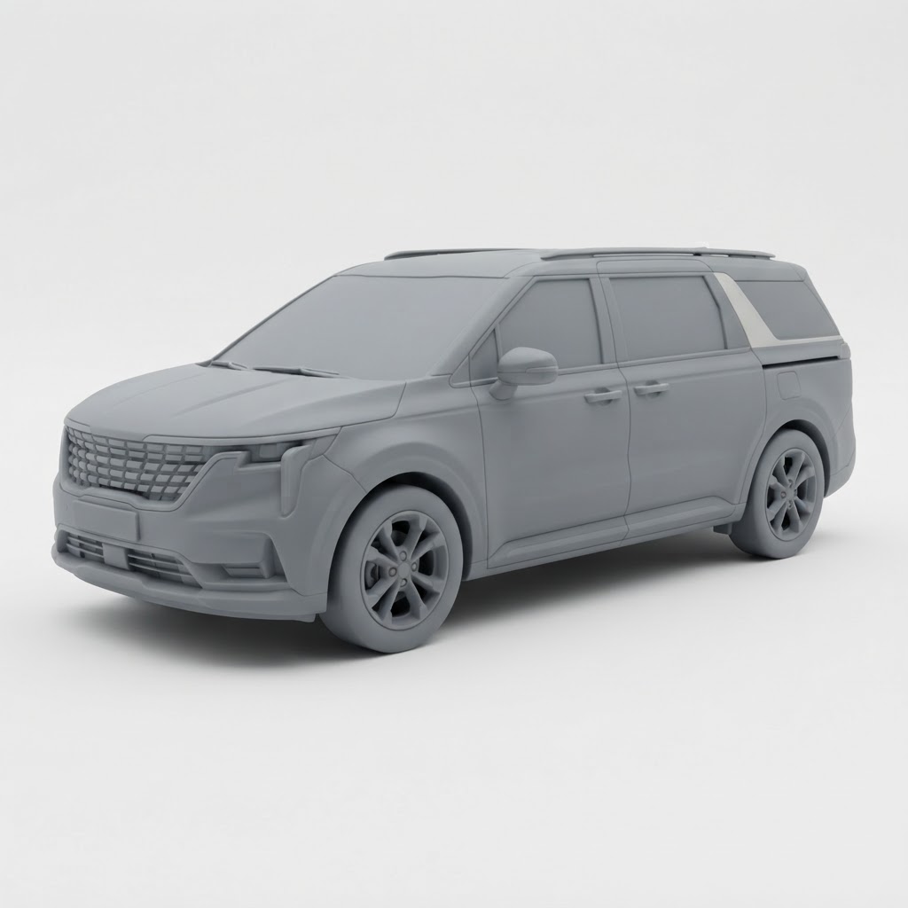 Kia Carnival Model Car free 3D printable STL