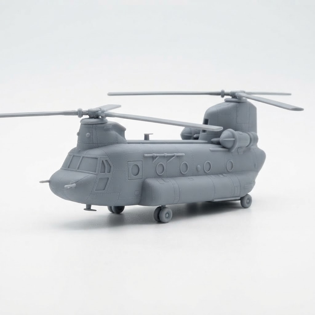 Boeing CH-47 Chinook Model free 3D printable STL