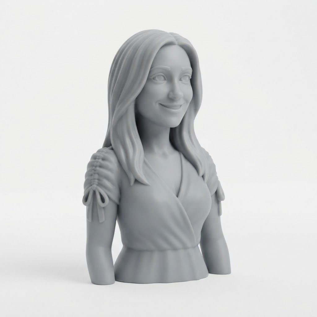 Custom Female Figurine free 3D printable STL