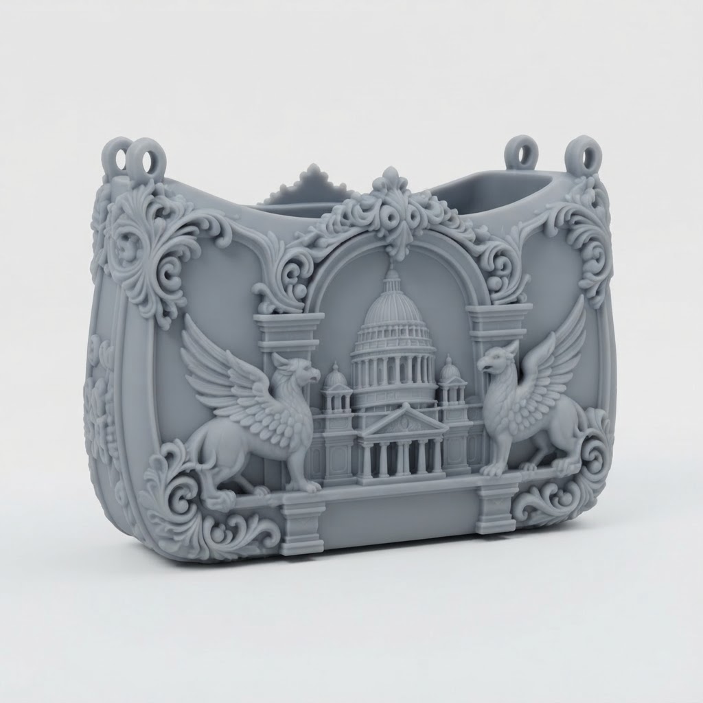 Capitoline Hill Decorative Box free 3D printable STL