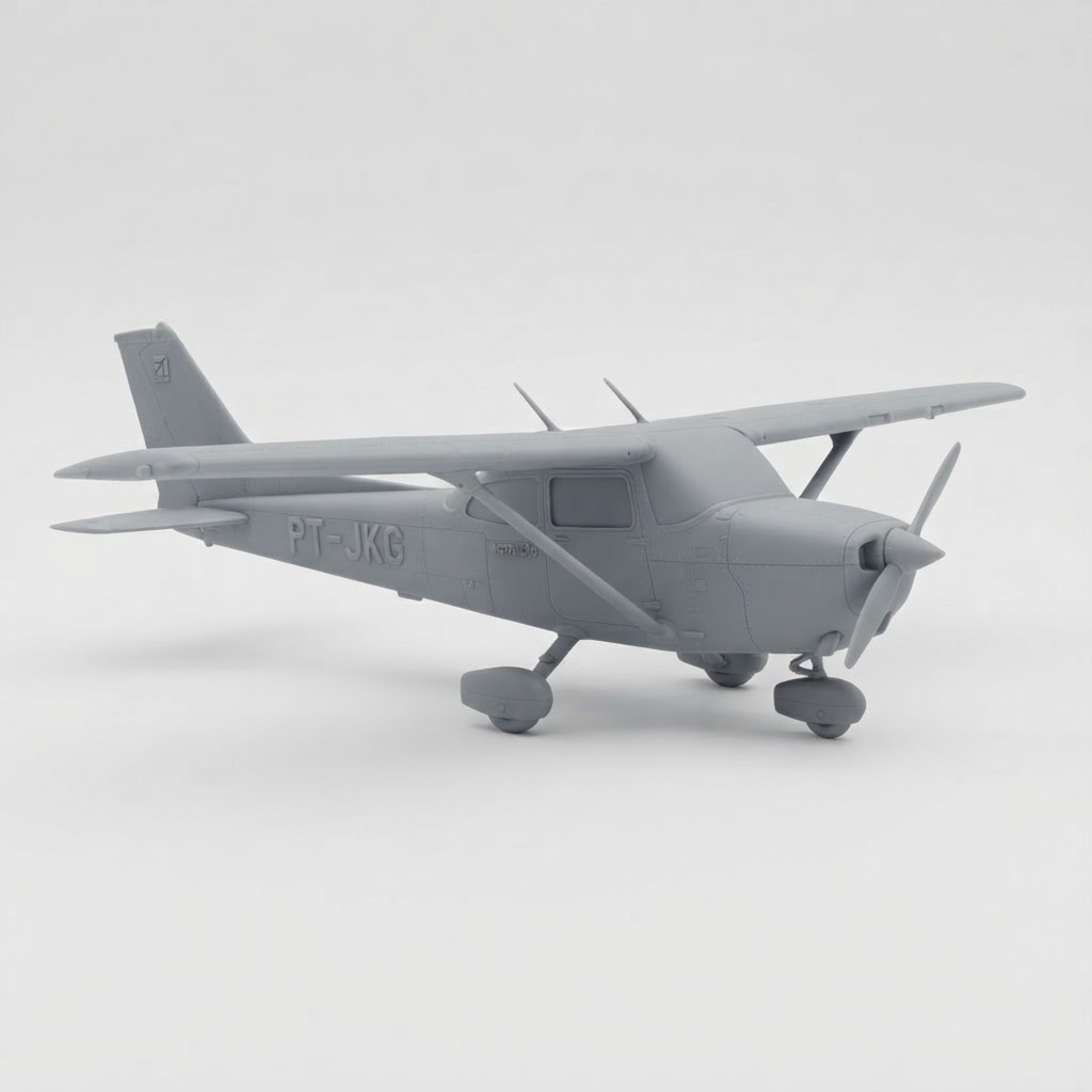 Cessna 172 Model free 3D printable STL