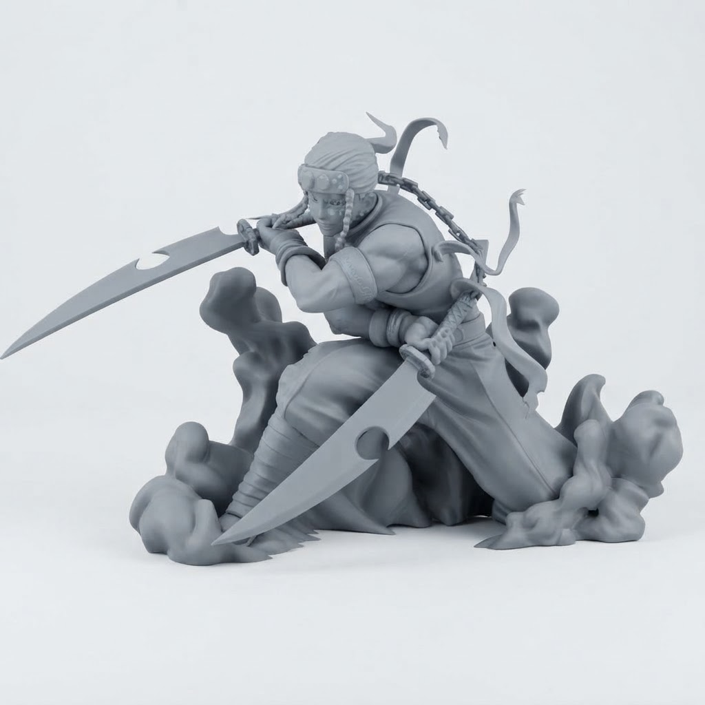 Zabuza Momochi Figurine free 3D printable STL