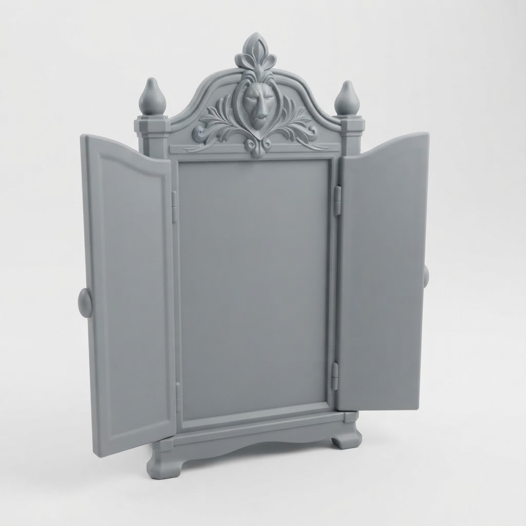 Decorative Lion Frame Sculpture free 3D printable STL