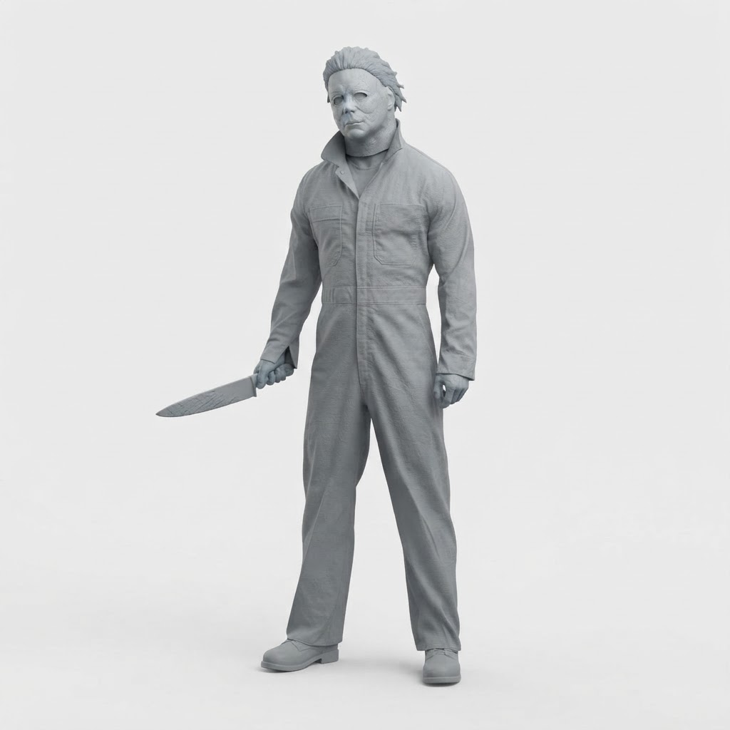 Michael Myers Figurine free 3D printable STL