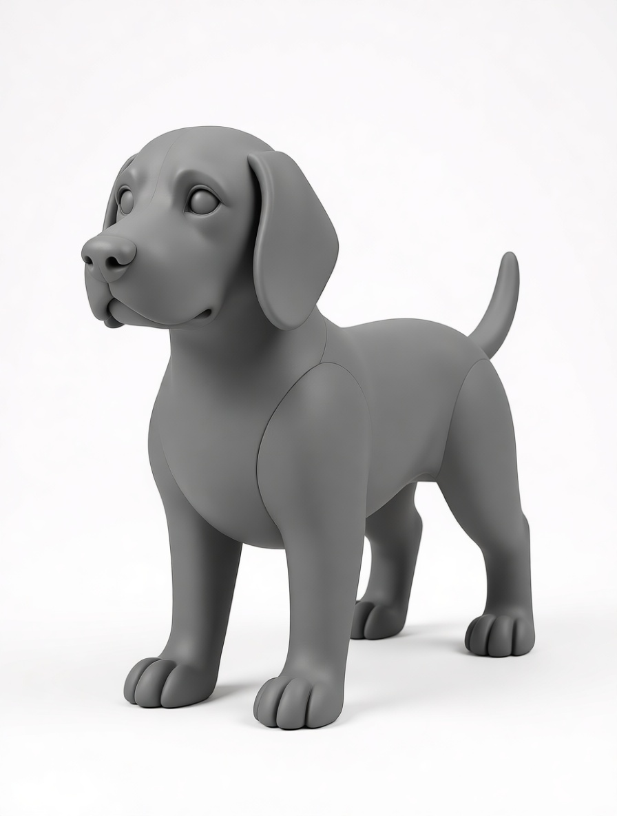 Beagle Dog Figurine free 3D printable STL