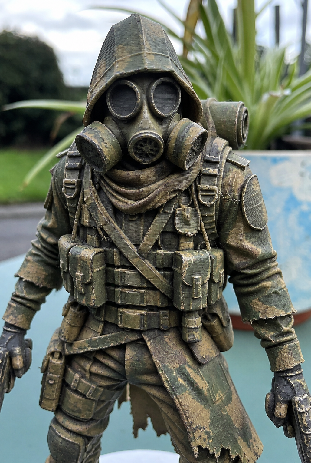 Post-Apocalyptic Soldier Figurine printed by Fron…