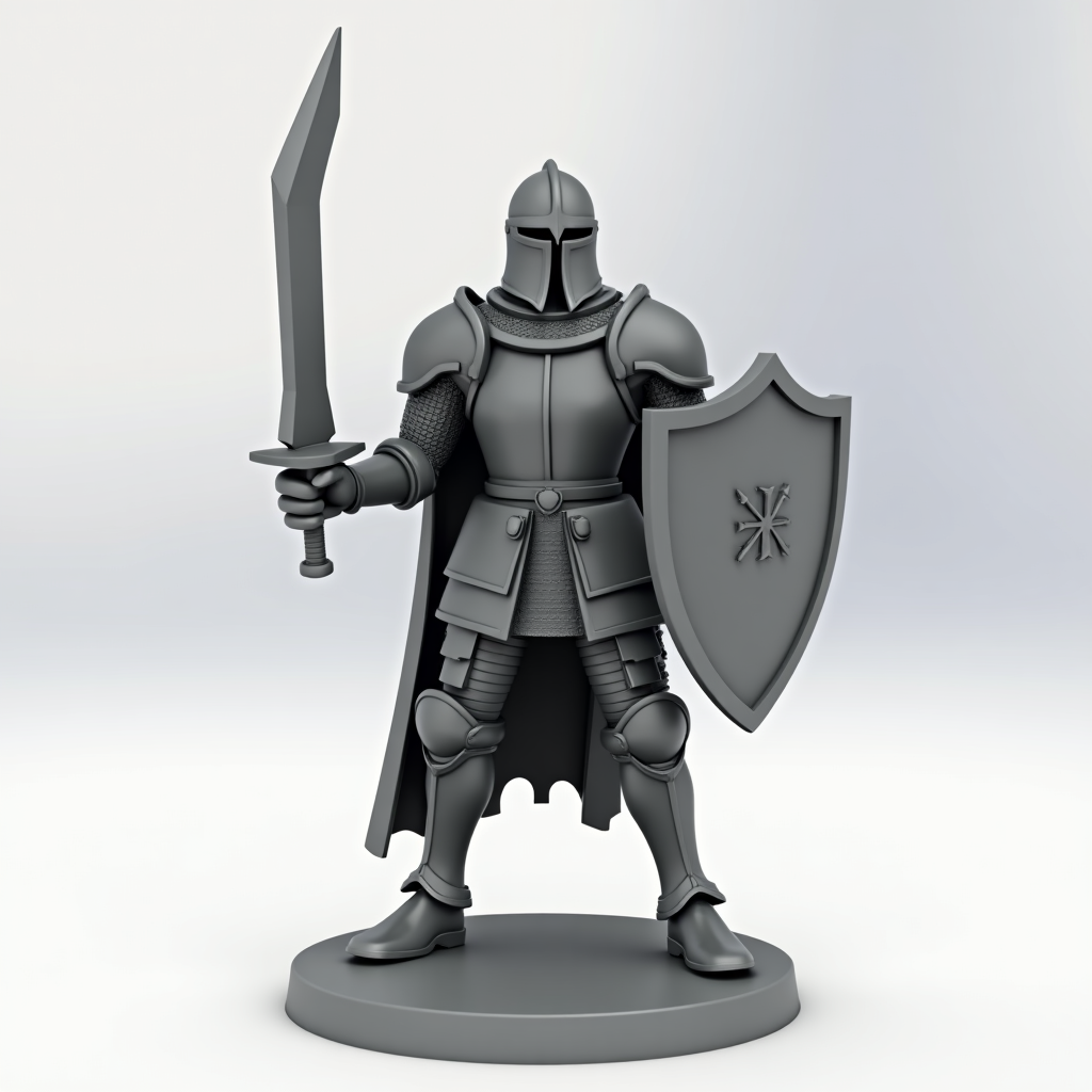 Heroic Knight in Armor free 3D printable STL