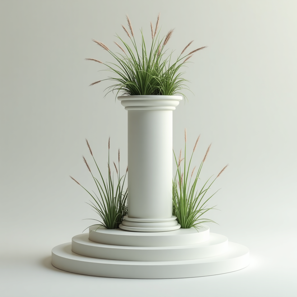 Weed-Stuck Low Poly Pillar free 3D printable STL