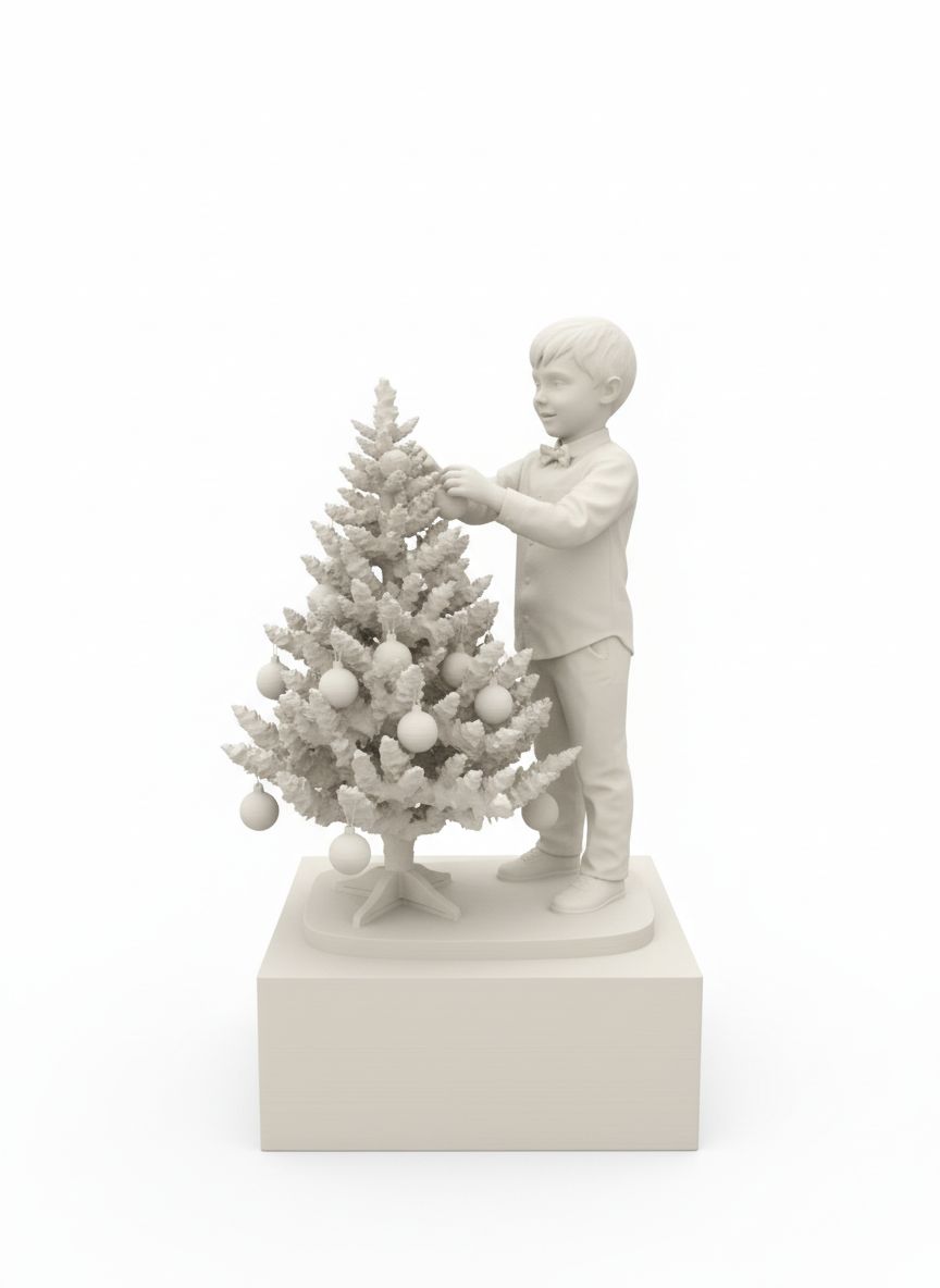 Whimsical Christmas Decoration free 3D printable STL