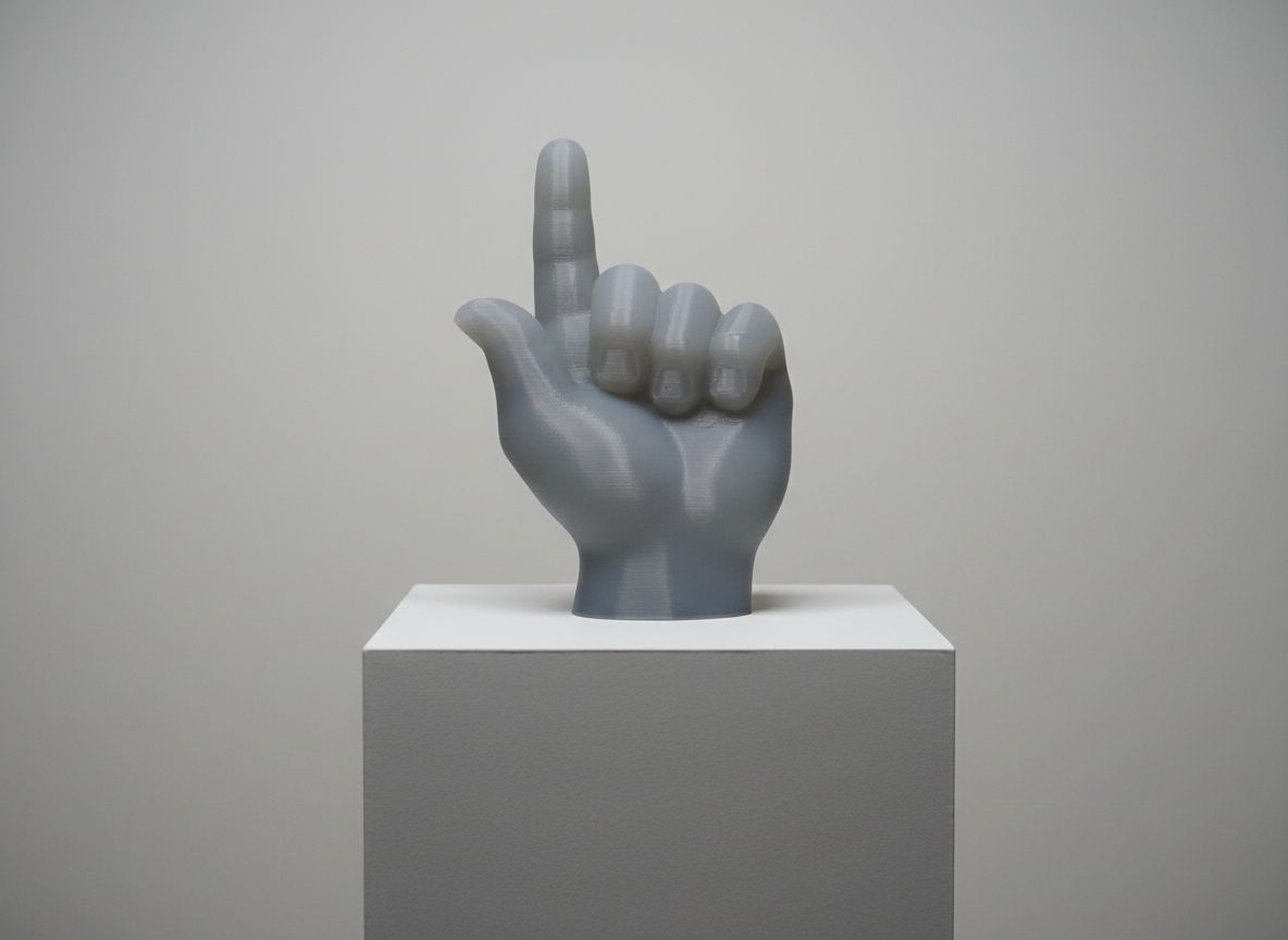 Stylish Gesture Sculpture free 3D printable STL