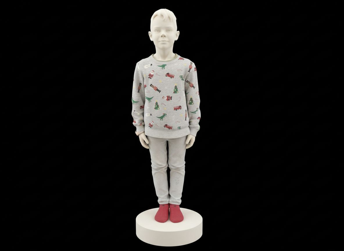 Realistic 3D Child Figure free 3D printable STL