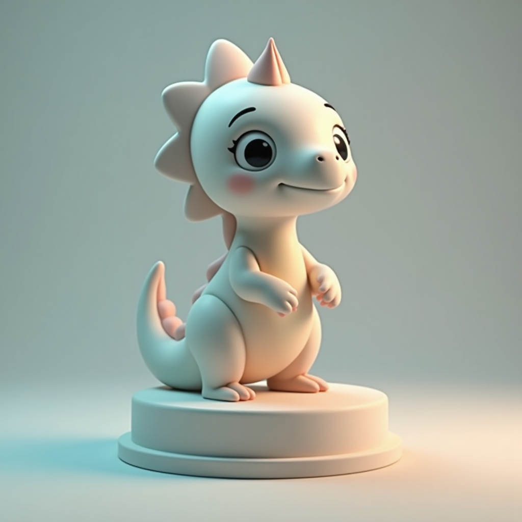 Cute Flexible Dinosaur free 3D printable STL